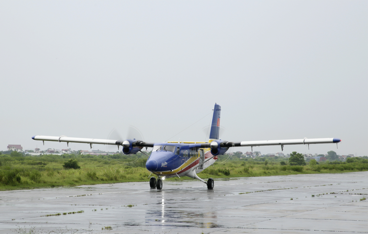 Sân bay Kiến An có chiều dài đường băng 2.400m, đủ sức đón các máy bay quân sự lớn nhất của Việt Nam 